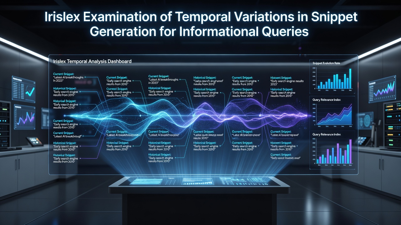 Irislex Examination of Temporal Variations in Snippet Generation for Informational Queries